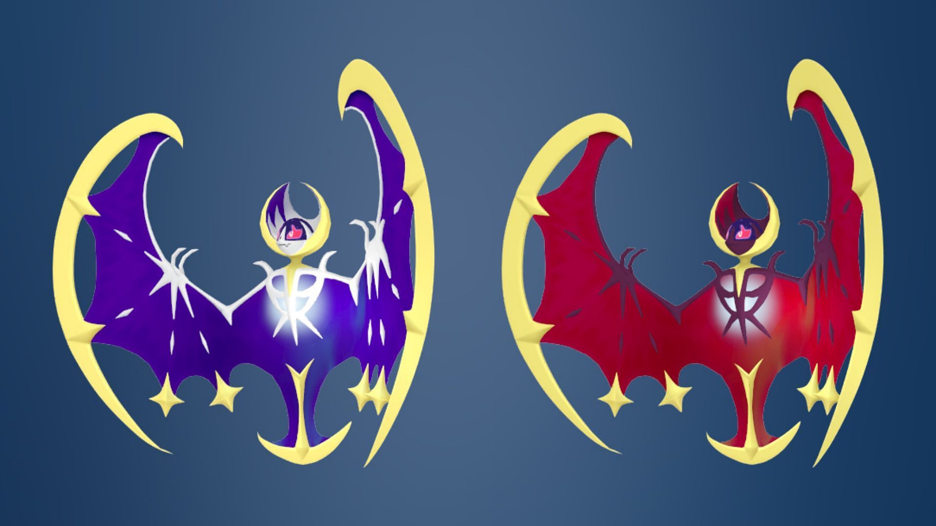 Shiny Lunala comparison (Image via TPC)